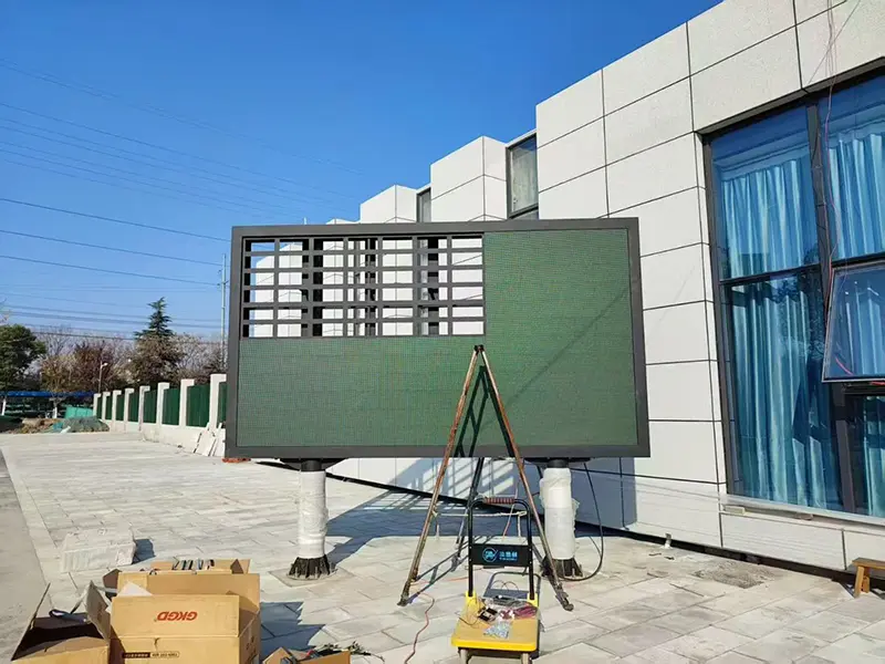 Integral Column Outdoor Cabinet